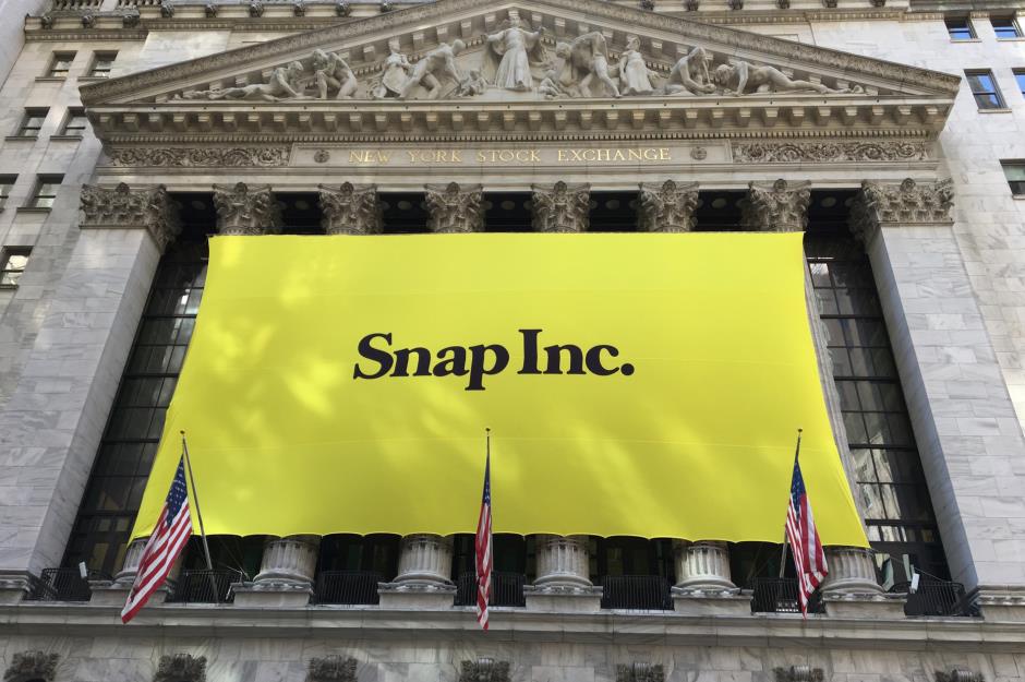 Snap Inc IPO at the New York Stock Exchange